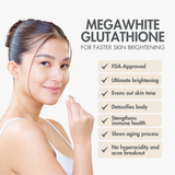 VITAPACK Megawhite Glutathione Gluta Skin Whitening Antioxidant Supplement Set of 2 Boxes (40 caps)