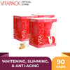 VITAPACK 3-in-1 Beauty Pack Immunity Whitening Glutathione Gluta Slimming Antiaging Supplement Set of 3 Boxes (90 caps)